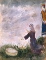 Moses wird von der Pharaonentochter Marc Chagall aus dem Wasser gerettet